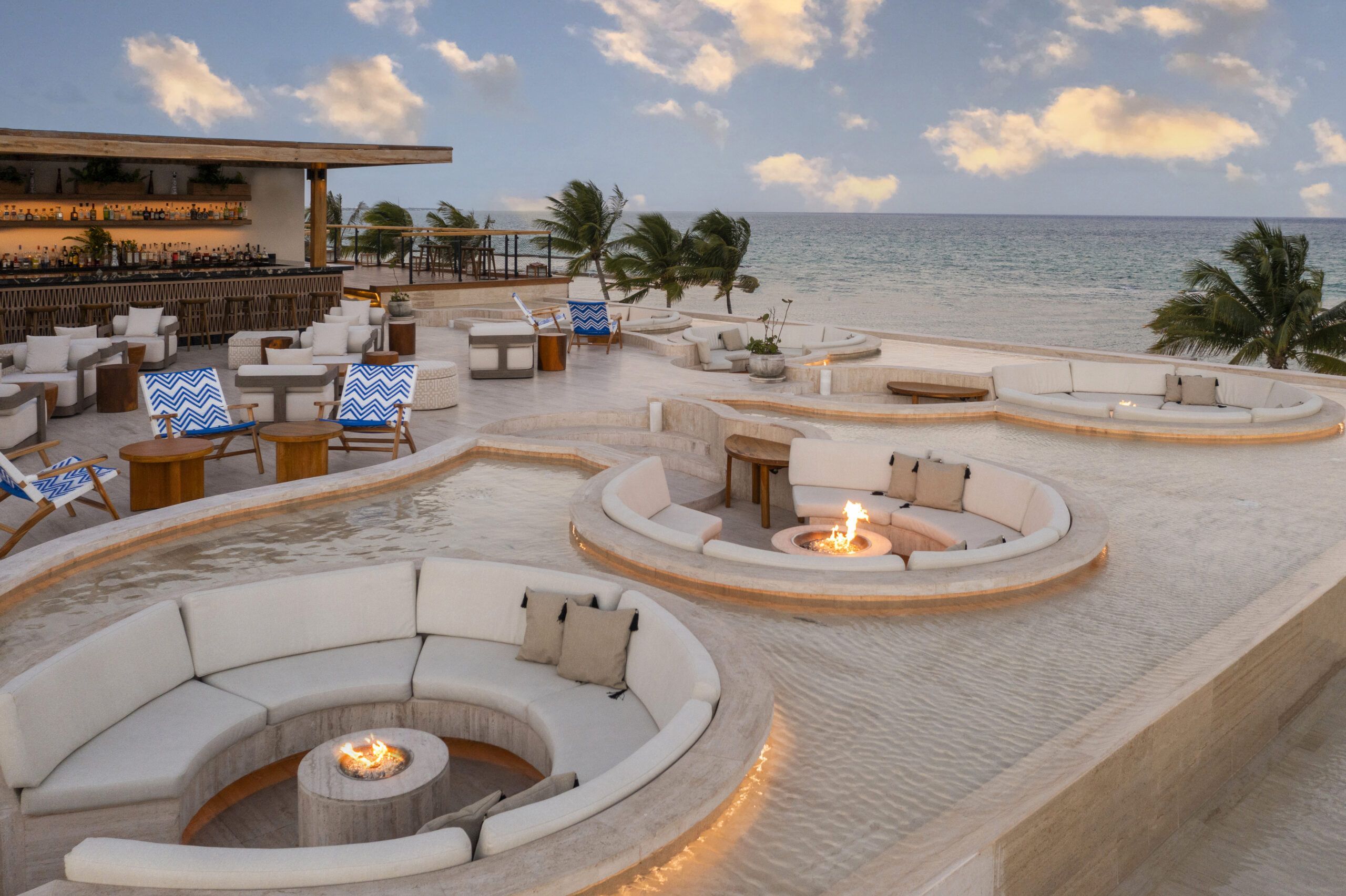 Fairmont resort de golf en Mayakoba Riviera Maya Restaurante