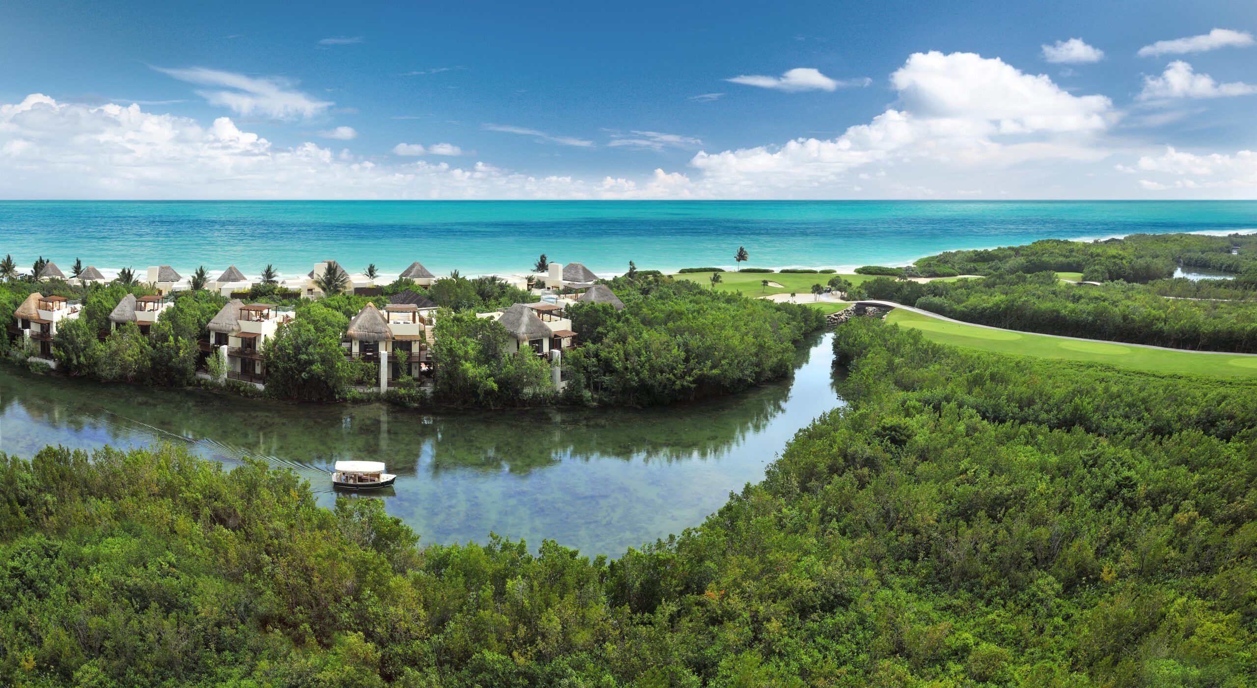 Manglares Fairmont resort de golf en Mayakoba Riviera Maya