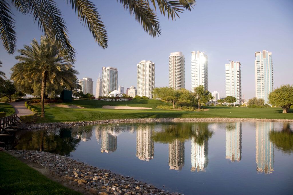 Emirates golf club en Dubai campo de golf Majlis