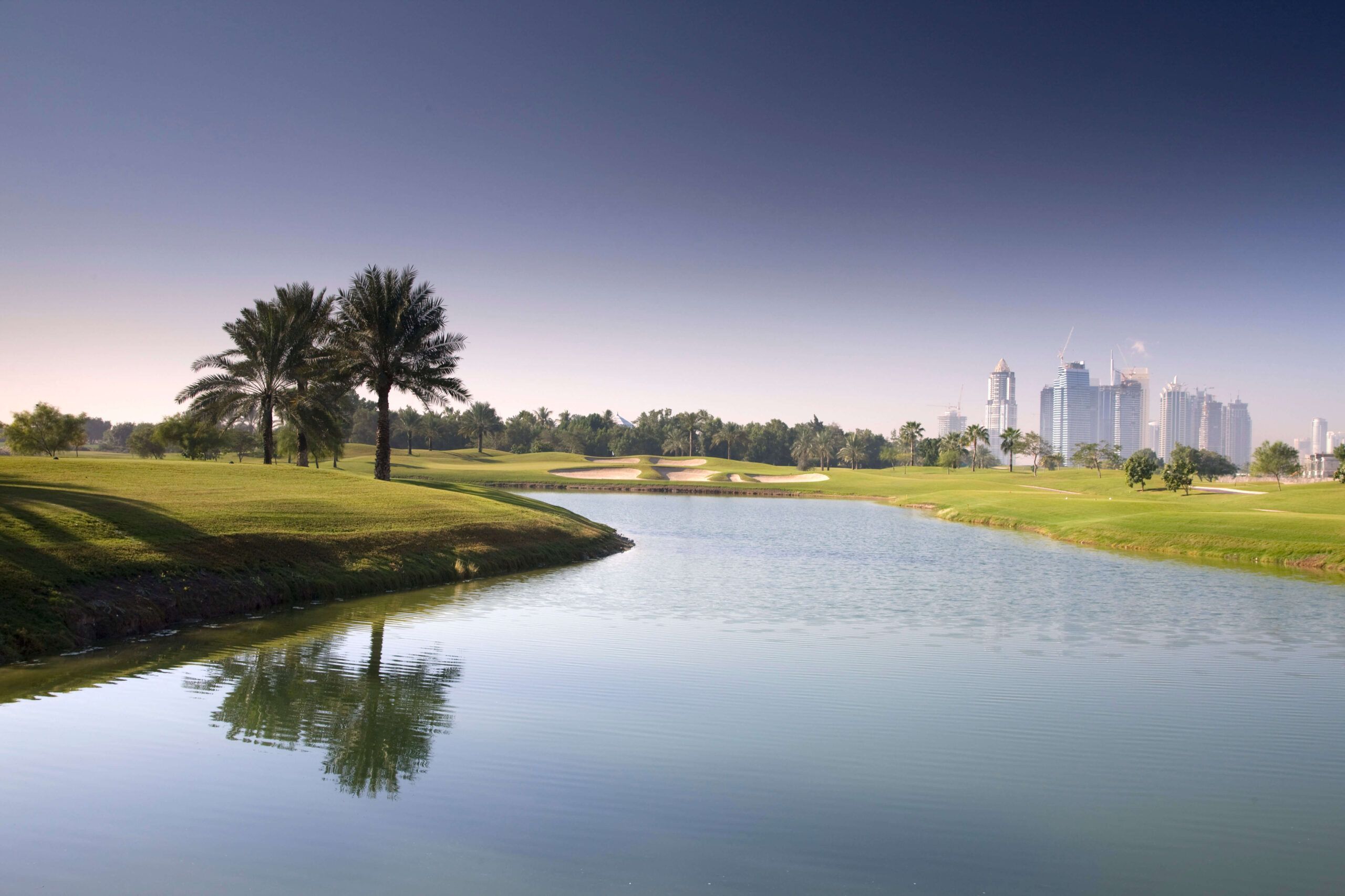 DC_011~Faldo 12th B Emirates golf club Dubai Emirates Golf Club Faldo Course