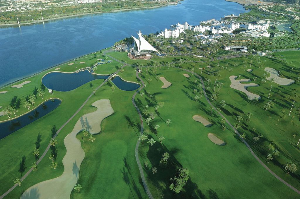 Dubai Creek golf aerea