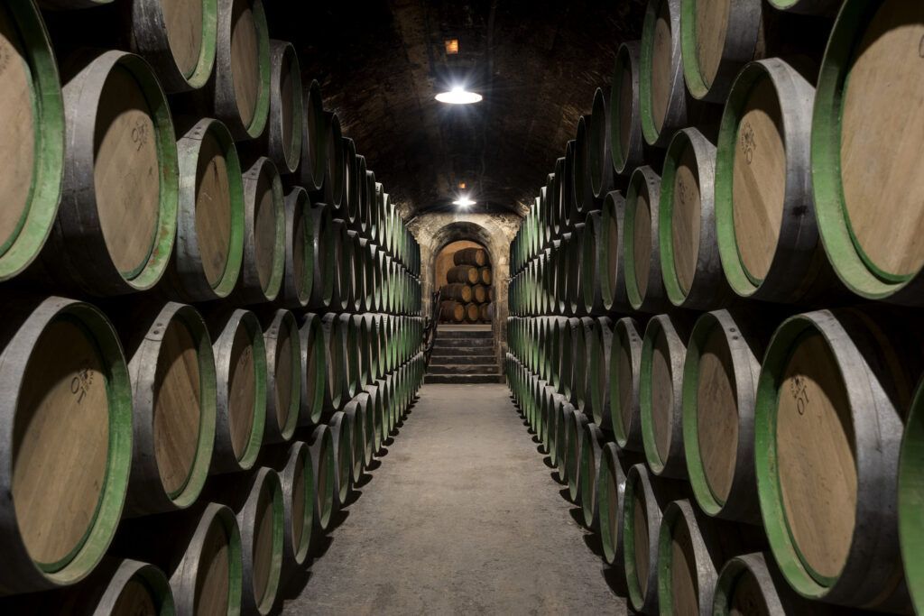 Interior bodega Marqués de Riscal en La Rioja escapada de golf y vinos