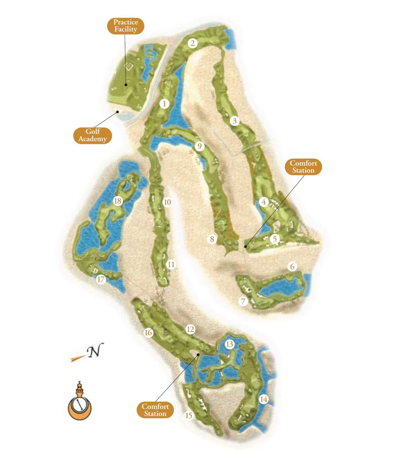montgomerie_layout_without The Address Montgomerie Dubai
