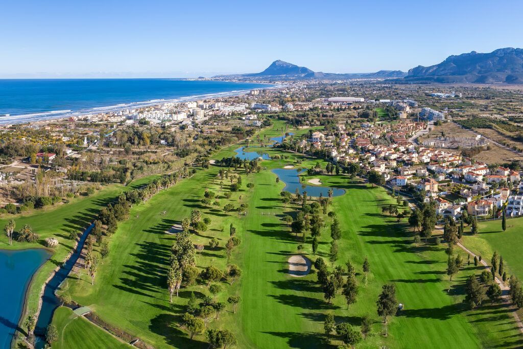 Oliva Nova Valencia vista aerea campo de golf