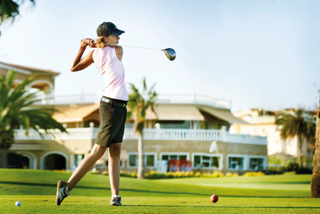 campo de prácticas de Golf Oliva Nova en Valencia