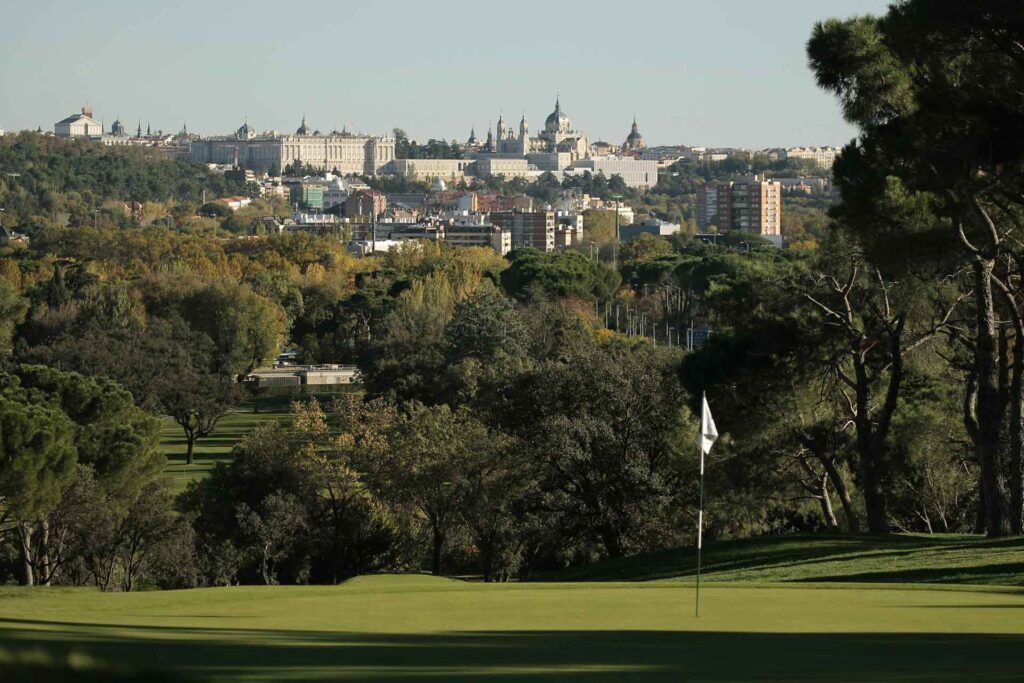 Palacio Real Madrid visto desde CCVM golf one of the best golf courses in Spain