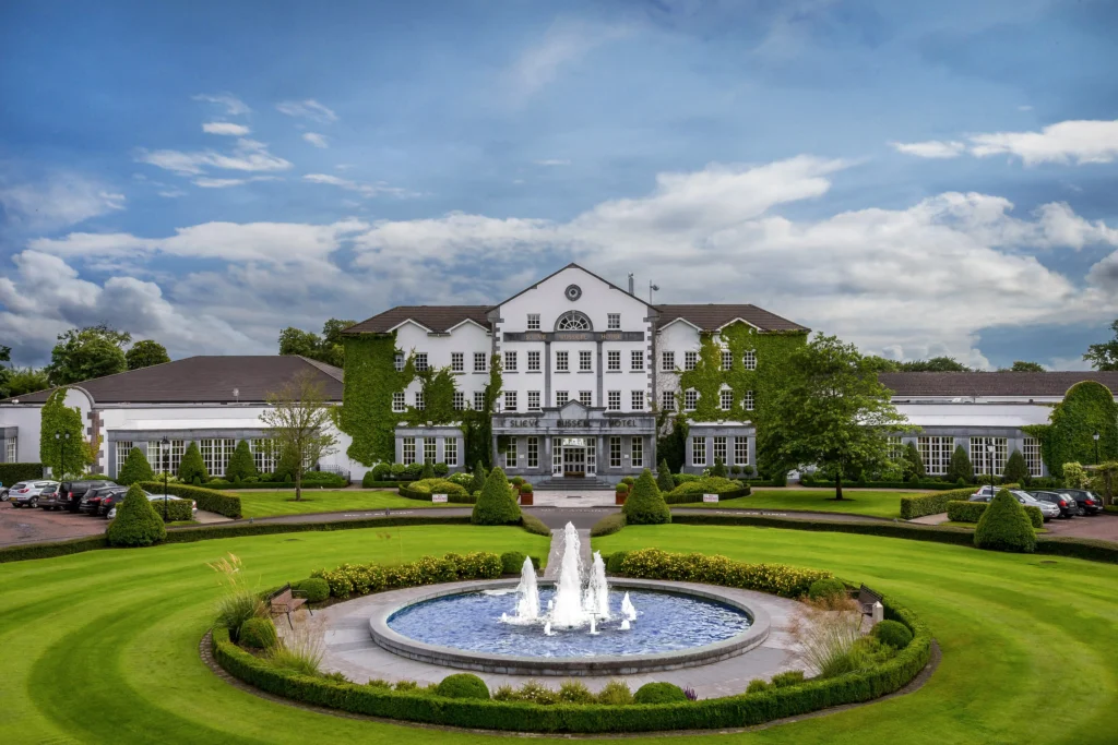 PGA National Slieve Russell Front of Hotel Blue