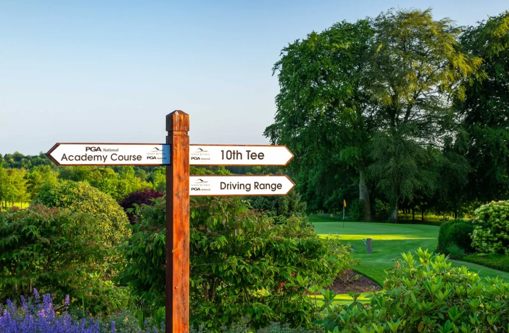 PGA National Slieve Russell signs