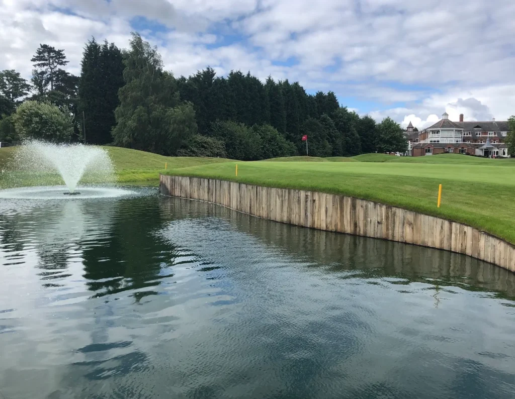 The Belfry PGA 18th Lake