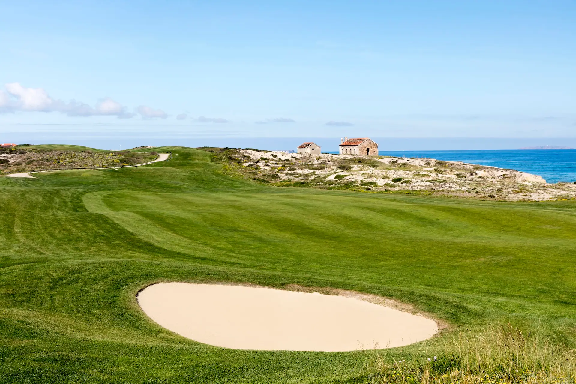 Praia D'El Rey Marriott Golf & Beach Resort, bunker de green