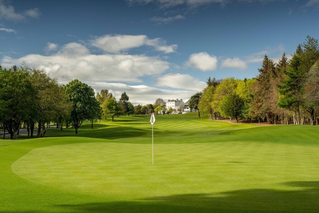 Druids Glen 1 green to Woodstock