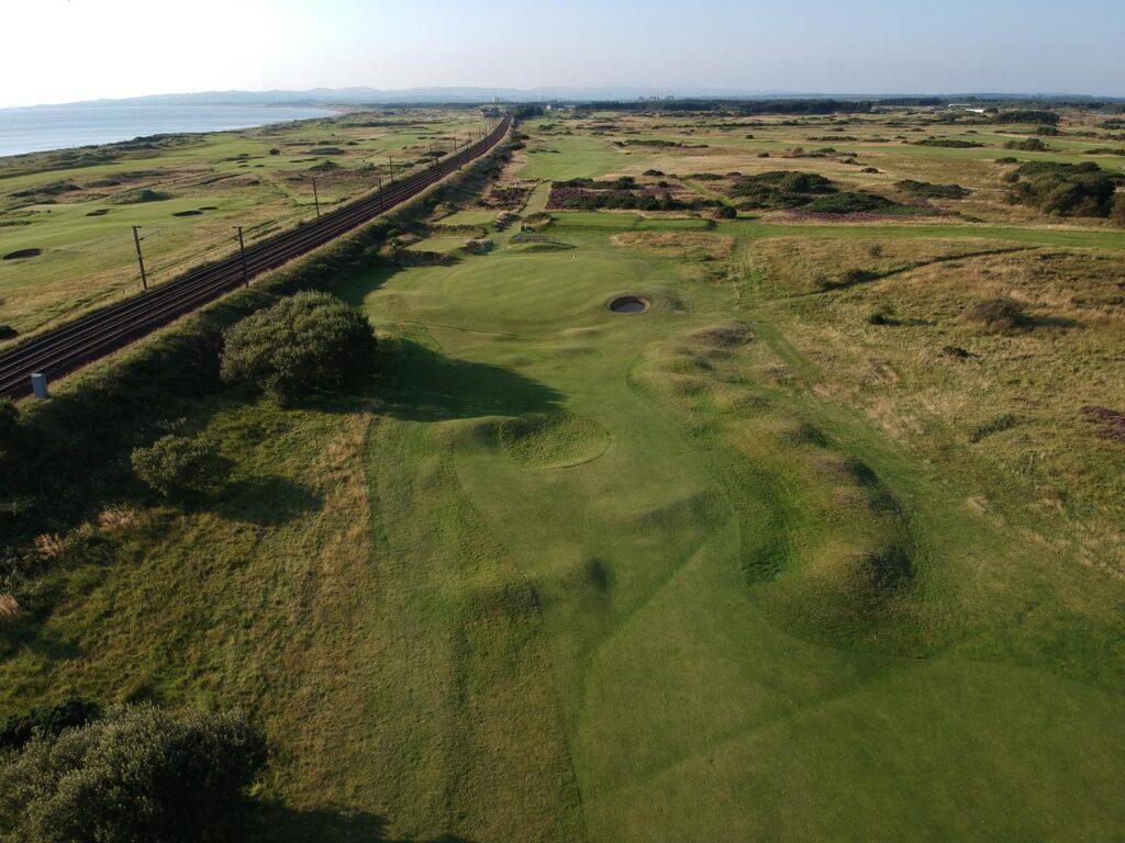Barassie Links Scotland and the train