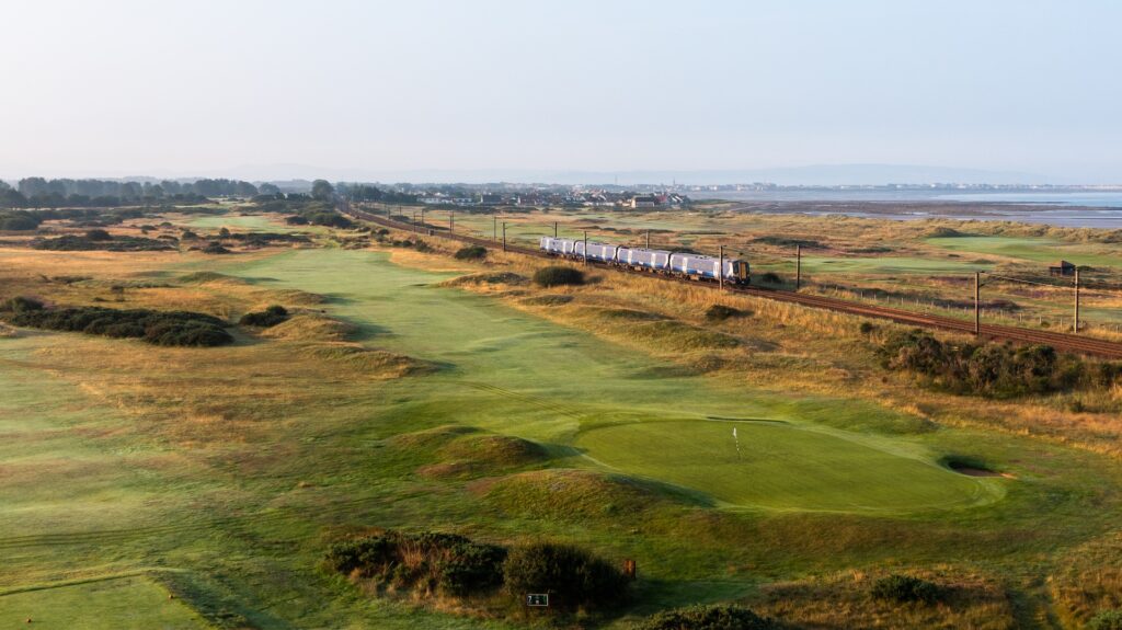 Barassie Links Scotland and the train