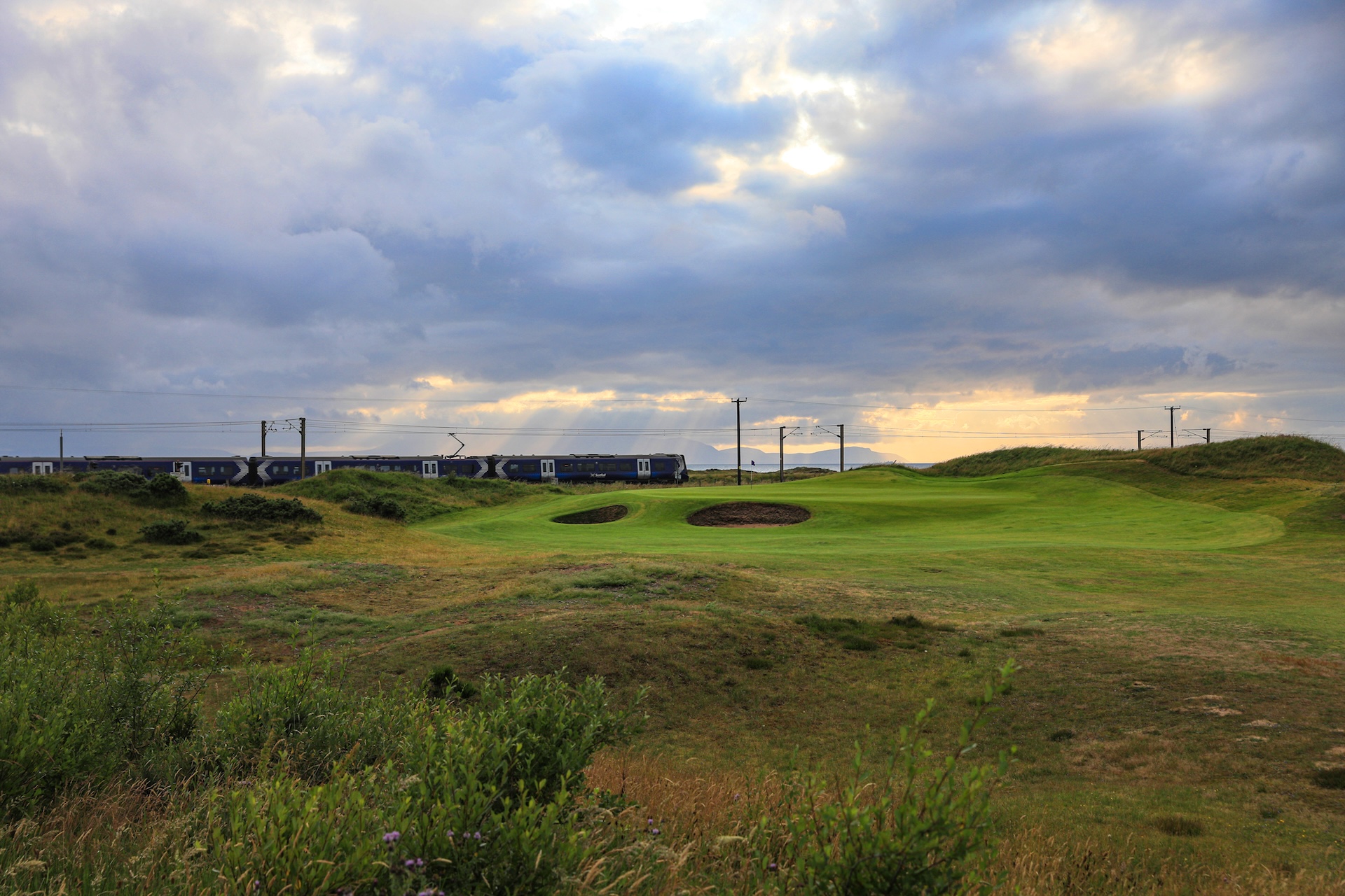 Dundonald Links and the railway