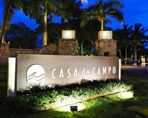 Entrada a Casa de Campo en República Dominicana