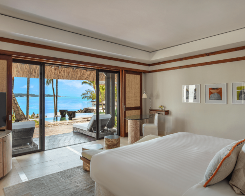 Shangri-la Mauricio 5* habitaciones frente a la playa