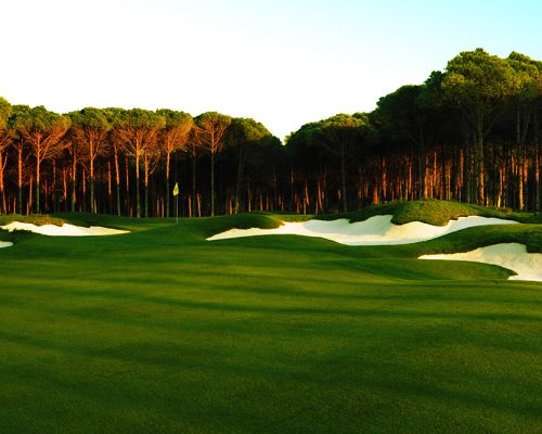 Carya GC Turquia Belek green bunkers
