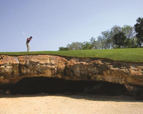 El Camaleón campo de golf en Mayakoba en la Riviera Maya