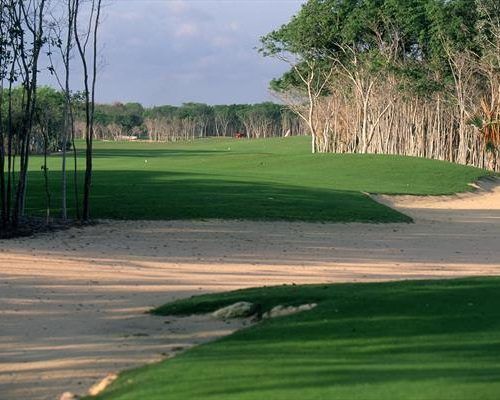 El Camaleón campo de golf en Mayakoba en la Riviera Maya