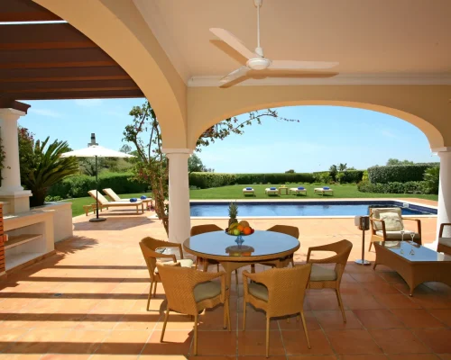 Monte Rei Golf 4 bedrooms villas pool TV4 - Terrace