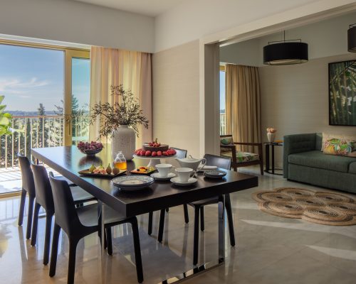 Victoria Golf Resort & Spa Victoria Suite Wide Hero Dining Living and Terrace Area