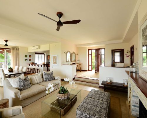 Villas Heritage Mauricio salón con Andgolf Travel